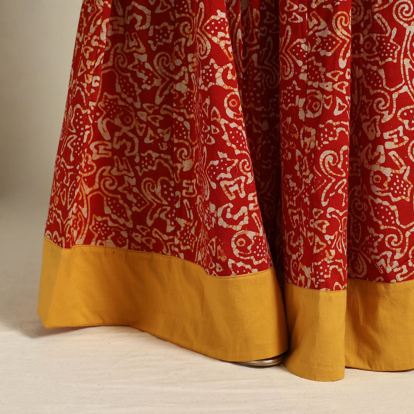 24 Kali Patchwork Batik Print Cotton Long Skirt 14