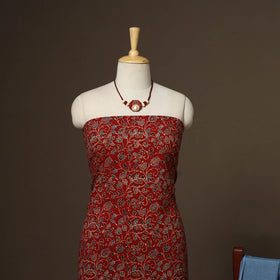 2pc cotton unstitched dress material with jewellery set 21