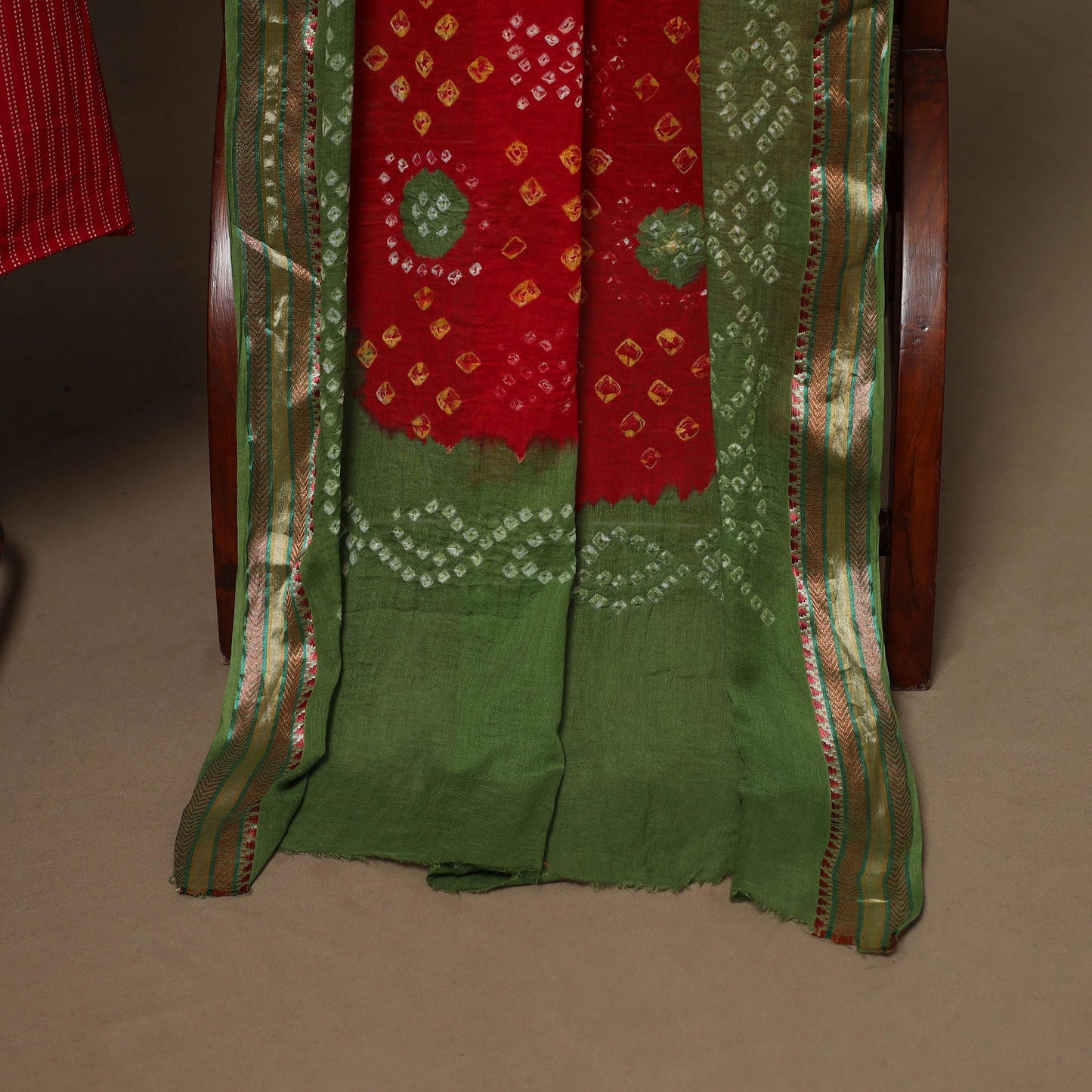 2pc cotton unstitched jacquard dress material