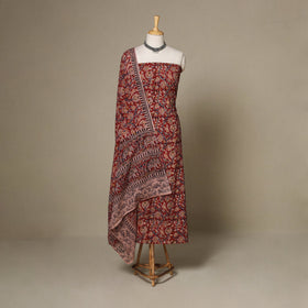 2pc cotton unstitched kalamkari dress material 11