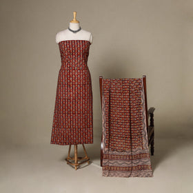 2pc cotton unstitched kalamkari dress material 12