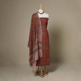 2pc cotton unstitched kalamkari dress material 12