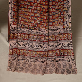 2pc cotton unstitched kalamkari dress material 12