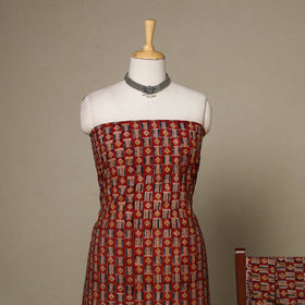 2pc cotton unstitched kalamkari dress material 12