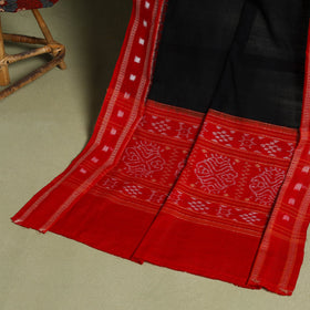 Red - 2pc cotton unstitched kurta with ikat dupatta 04