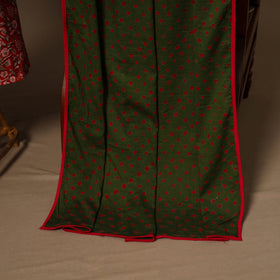 Red - 2pc cotton unstitched sanganeri dress material