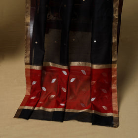 2pc handloom zari buta unstitched chanderi silk dress