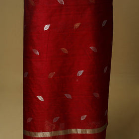 2pc handloom zari buta unstitched chanderi silk dress