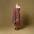 2pc natural dyed cotton unstitched kalamkari dress material