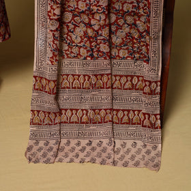 2pc natural dyed cotton unstitched kalamkari dress material