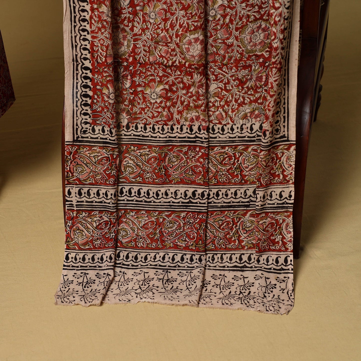 2pc natural dyed cotton unstitched kalamkari dress material