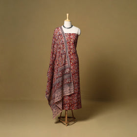 2pc natural dyed cotton unstitched kalamkari dress material