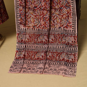 2pc natural dyed cotton unstitched kalamkari dress material
