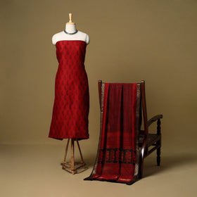 2pc natural dyed maheshwari silk unstitched bagh dress