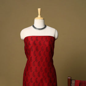 2pc natural dyed maheshwari silk unstitched bagh dress