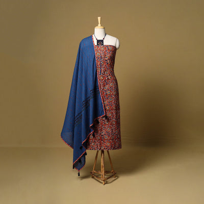 2pc pedana cotton unstitched kalamkari dress material