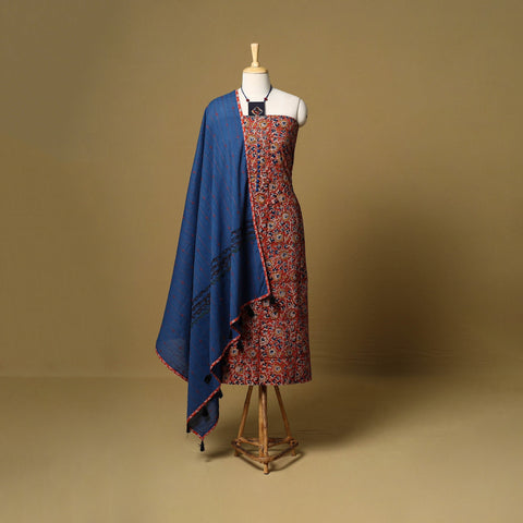 2pc pedana cotton unstitched kalamkari dress material