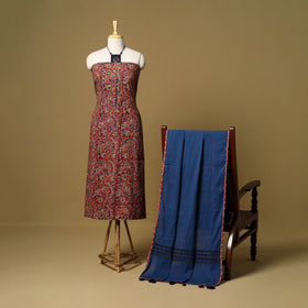 2pc pedana cotton unstitched kalamkari dress material