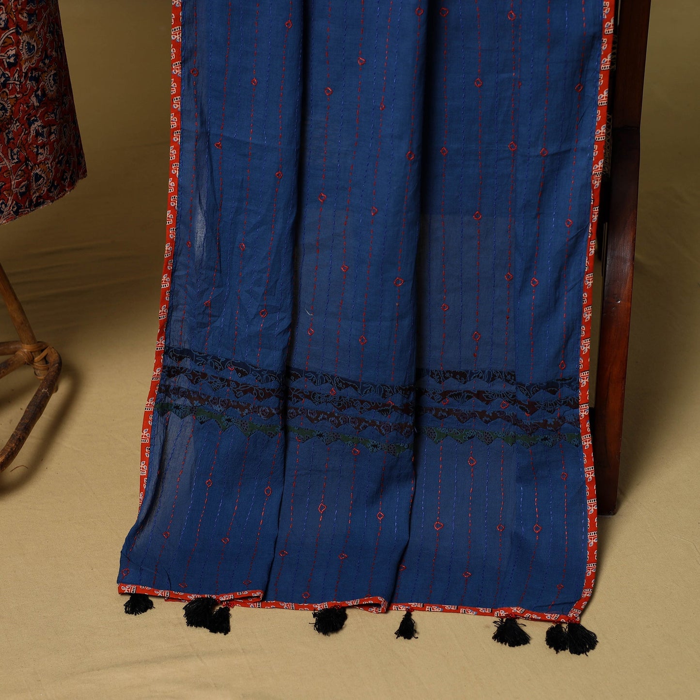 2pc pedana cotton unstitched kalamkari dress material