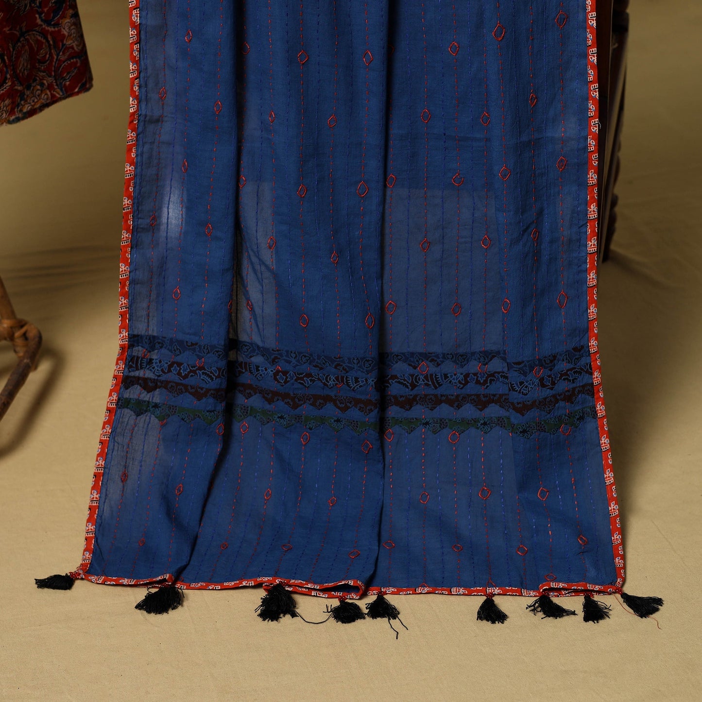 2pc pedana cotton unstitched kalamkari dress material