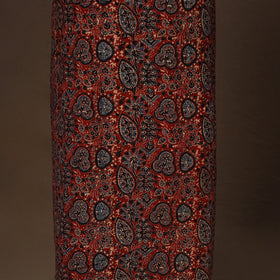 Red - 2pc unstitched dress material with jewellery set 29