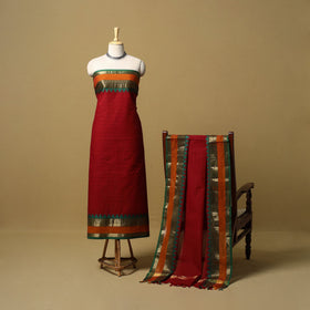 2pc unstitched kandangi chettinad cotton dress material 07