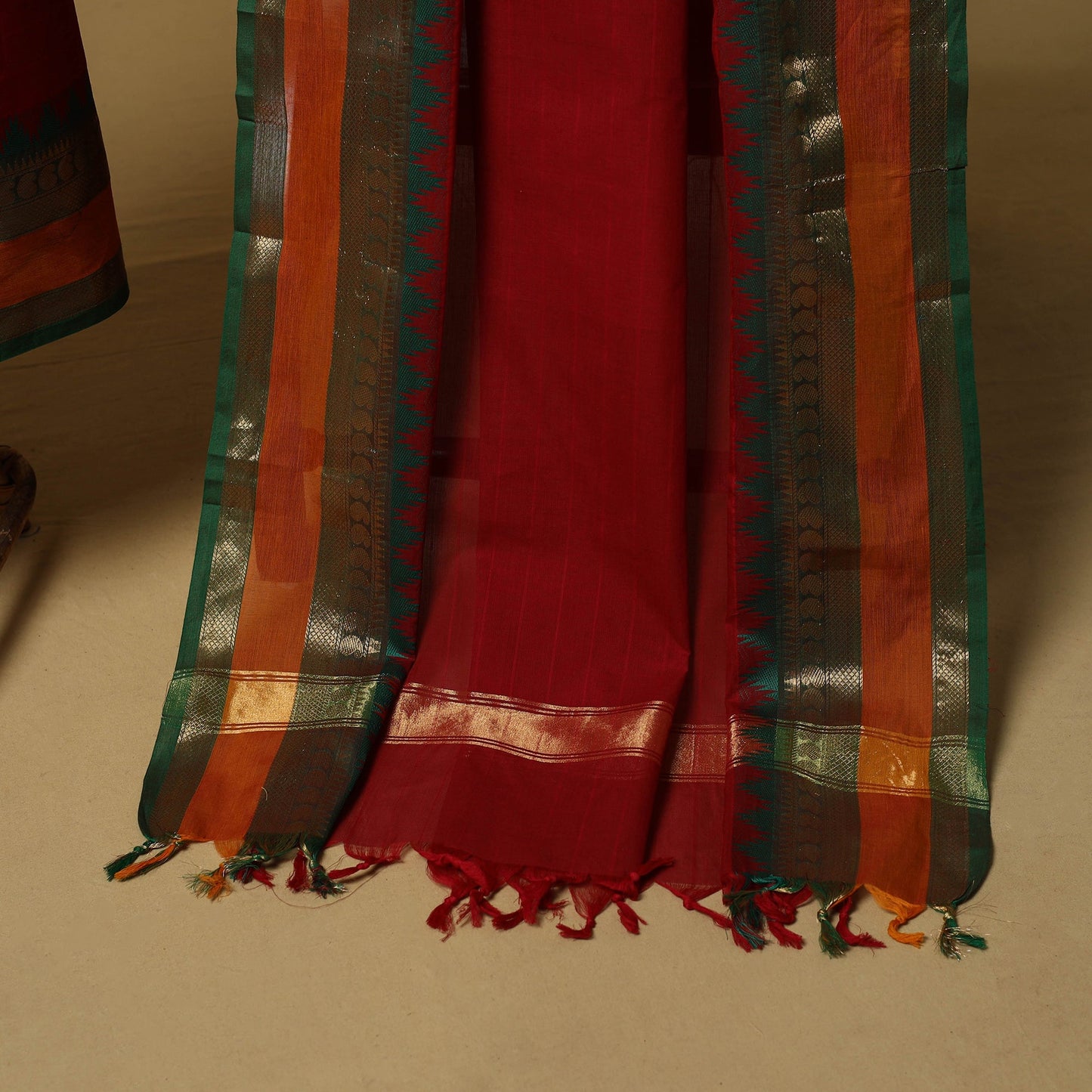 2pc unstitched kandangi chettinad cotton dress material 07