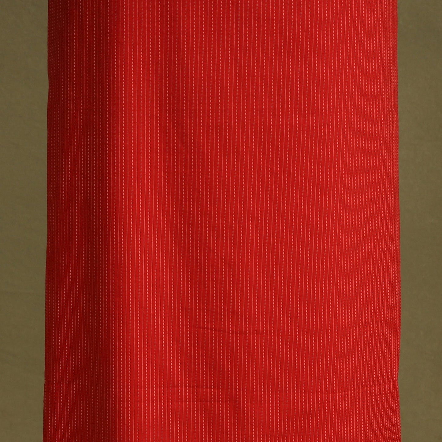 Red 2pc Unstitched Plain Dress Material with Jewellery Set