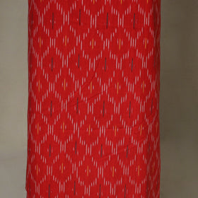 Red - 2pc unstitched pochampally ikat dress material