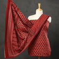  3pc Bagh Print Cotton Dress Material Set