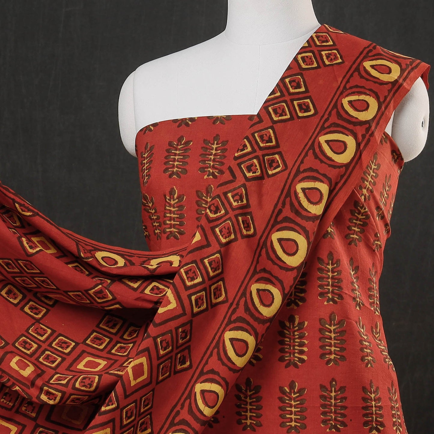 Pipad Print Dress Material – Premium 3pc Cotton Set