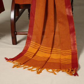 Red 3pc Cotton Unstitched Dharwad Dress Material