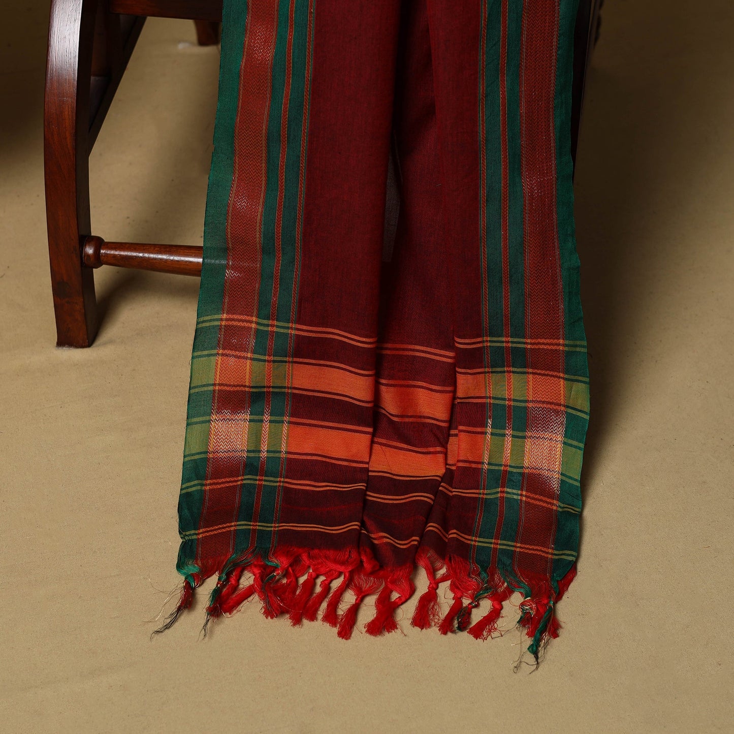 3pc cotton unstitched dharwad dress material with border 12