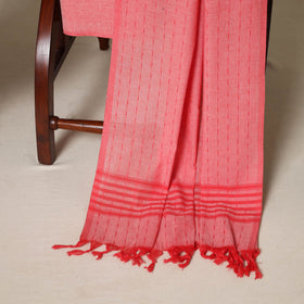 Red - 3pc cotton unstitched jacquard dress material 38