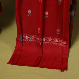 3pc embroidered work merino wool unstitched dress material