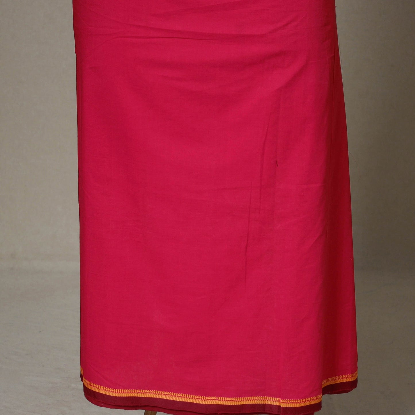 Red - 3pc unstitched mangalagiri dress material