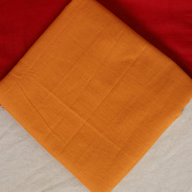 Red - 3pc handloom cotton unstitched sambalpuri dress