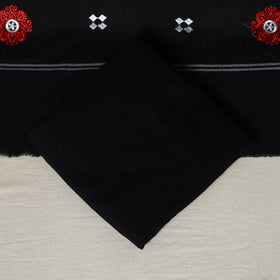 Red - 3pc handloom cotton unstitched sambalpuri dress