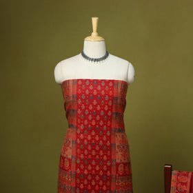 3pc jacquard weave merino wool unstitched dress material 14