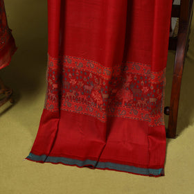 3pc jacquard weave merino wool unstitched dress material 37