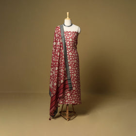 3pc pashmina wool handloom unstitched sanganeri dress