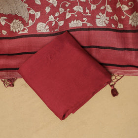 3pc pashmina wool handloom unstitched sanganeri dress