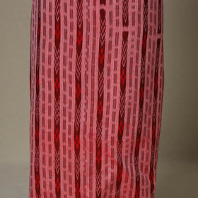 Red - 3pc unstitched sambalpuri ikat dress material