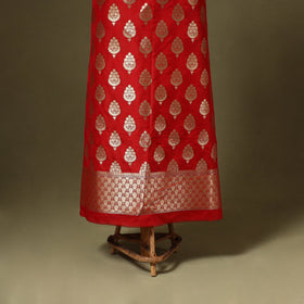 3pc Zari Jaal & Buti Silk Banarasi Dress Material