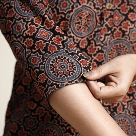 Printed cotton kurta with palazzo & dupatta set