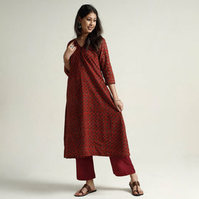 Ajrakh Kurta with Palazzo Set
