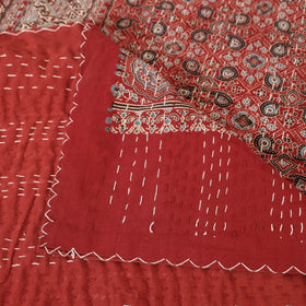 ajrakh double bed cover
