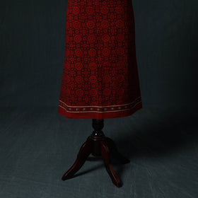 Ajrakh hand block print natural dyed cotton 2pc unstitched