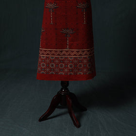 Ajrakh hand block print natural dyed cotton 2pc unstitched