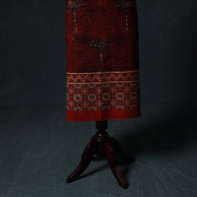 Ajrakh hand block print natural dyed cotton 2pc unstitched